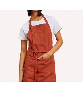 Kit d'apron de chef long 100% coton personnalisé avec logo, lavable, avec tapis de cuisson à la taille et apron vierge avec poche - Product Image 4