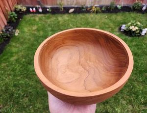 RUSTIC PERFECT VERSATILE HANDICRAFT Wooden <b>Dough</b> <b>Bowl</b> Handmade for Fruits or Salads Vintage High-Quality Rustic Farmhouse - Product Image 2