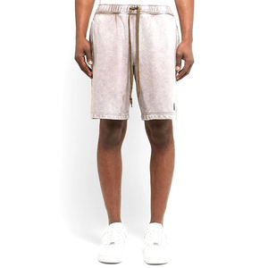 2024 Shorts en coton de haute qualité décontractés personnalisés pour hommes OEM/ODM Shorts d'été lavés à l'acide avec décoration à motif Vintage taille XS - Product Image 3