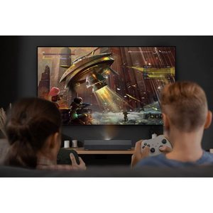 Home Theater White Mini Video <b>Projector</b> Short Throw <b>Android</b> 11/14 LED Lamps Manual Lens US Plug - Product Image 2