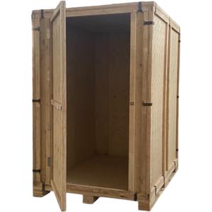 Wholesale Durable Large Foldable Solid Box <b>Wooden</b> <b>Storage</b> <b>Crates</b> OEM/ODM From Vietnam Recyclable & Stackable for Cargo <b>Storage</b> - Product Image 3
