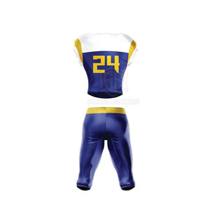 Conjunto Deportivo de Fútbol Americano Cómodo para Tallas Grandes, Transpirable, 100% Poliéster, Antibacterial, Personalizable, Disponible en Stock - Product Image 2