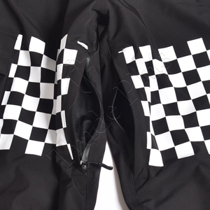 Pantalon de ski unisexe noir imperméable et coupe-vent, grande taille, avec cordon de serrage à la taille et poches cargo pour les activités hivernales en plein air - Product Image 5