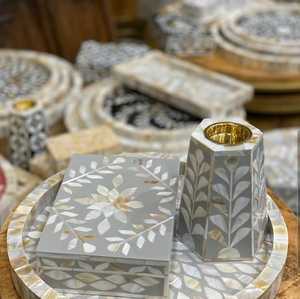 Juego de Regalo Religioso Árabe para Ramadán, Quemador de Incienso Eléctrico de Madera con Incrustaciones de Madreperla, Bandeja para Bakhoor, Rosa, Té, Oud, Incensario de Oriente Medio - Product Image 5