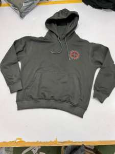 Compra al por mayor de algodón orgánico de alta calidad JIU JITSU Sudadera con capucha con logotipo y diseños personalizados últimas sudaderas con capucha gris humo - Product Image 6