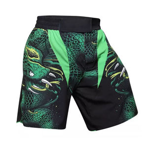 Pantalones cortos de lucha MMA personalizados de alta calidad, pantalones cortos de boxeo con logotipo personalizado, ropa de lucha para hombres, pantalones cortos MMA Smoke - Product Image 1