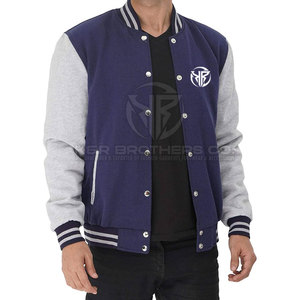 Cómoda chaqueta Varsity para hombre, chaqueta clásica de béisbol con letras para ropa de invierno y moda callejera - Product Image 4