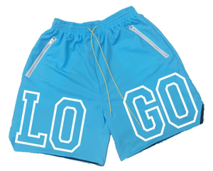 Shorts de sport d'été pour hommes, personnalisables avec logo, séchage rapide, respirants, taille mi-haute, en nylon, maille, tissu toile, vente en gros, pour boxe formelle - Product Image 3