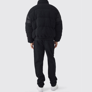 Chaquetas acolchadas personalizadas de alta calidad, chaquetas acolchadas de pana, chaquetas gruesas de lana para hombre, chaquetas de invierno para hombre - Product Image 3