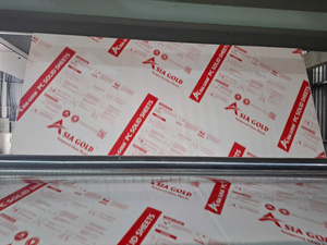 Película de impresión de intaglio transparente de moldeo por soplado de PE de 1000m personalizada, protección lisa de dureza suave para uso en supermercados - Product Image 4