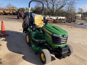 Mini-tracteur tondeuse autoportée diesel 2026 vert-jaune DIY avec bac de ramassage arrière de 200 L pour jardin, ferme et sentiers - Product Image 2