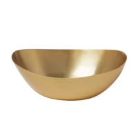Grand saladier martelé en acier inoxydable poli, fait main, écologique, de luxe, personnalisable, pour servir des aliments, des collations, des desserts - Moderne