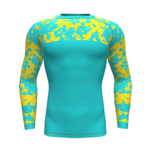 Articlo deportes al por mayor Mens Rash Guard camisa de compresión | Protección UV traje de baño | Ropa deportiva de secado rápido - Product Image 6