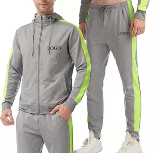 Haute qualité hommes pull veste gym pantalon jogging hommes survêtement sweats hommes sweats à capuche ensemble deux pièces sweats à capuche - Product Image 4