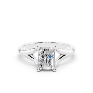 แหวนเพชรเม็ดเล็ก10K 14K 18K สำหรับงานแต่งงานสีขาวทอง - Product Image 4