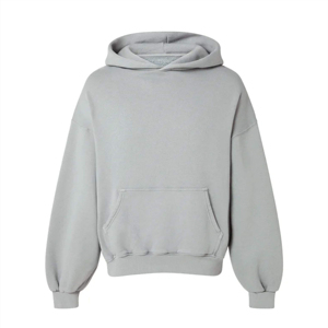 เสื้อฮู้ดผ้าคอตตอนโอเวอร์ไซส์ผ้า100% กันน้ำแบบสวมหัวเสื้อมีฮู้ดแบบปักสำหรับฤดูหนาว - Product Image 1