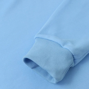 Sweat-shirts à capuche légers pour hommes OEM ODM, logo imprimé personnalisé, couleur bleu clair, style streetwear, sweat-shirts pour hommes pour l'hiver - Product Image 4