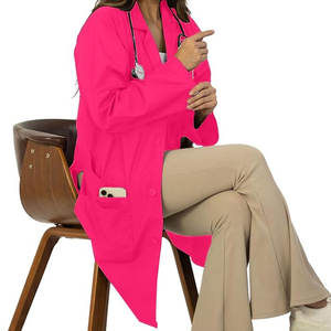 Uniformes de hospital de último diseño, MOQ bajo, bata de laboratorio exfoliante, servicio OEM, bata de laboratorio exfoliante de calidad superior - Product Image 5