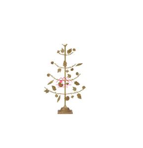 Árbol de Navidad de metal con acabado dorado a precio mayorista Árbol de Navidad de metal decorativo - Product Image 1