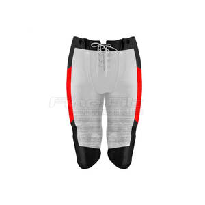 Uniforme de football américain à manches courtes, respirant, taille plus, ensembles en polyester 100%, dernier modèle du fabricant de l'usine - Product Image 3