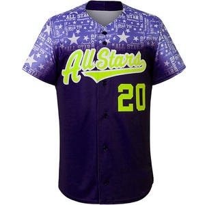 Nouvelle arrivée, uniforme de baseball coloré pour adultes, vêtements de sport, uniforme de baseball sublimé et vierge, qualité supérieure, vente chaude - Product Image 2