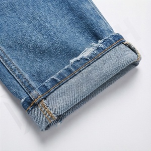 Ladies Style Plaid Trousers Plus Size High Waist Ripped Skinny Denim Pant Utility Women's Cargo <b>Jeans</b> <b>Floral</b> Embroidered Bottoms - Product Image 6