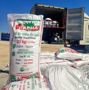 Sal Fina Yodada de la Marca RAPHA al por Mayor, 25 kg |   99.8% de Pureza |   Sal Marina Refinada de Grado Alimenticio - Product Image 5