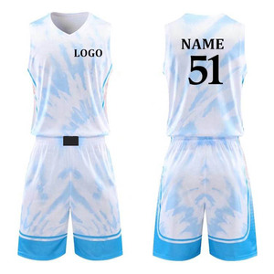 Maillot et short de basket-ball pour hommes, vêtements de sport athlétiques légers, respirants et à séchage rapide pour les entraînements d'équipe et les matchs - Product Image 2