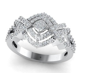 Anillo de compromiso de laboratorio VS1 Anillo de piedra Regalo único para su anillo de corte redondo de diamante cultivado en laboratorio - Product Image 1