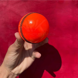 Durable Construction Cricket Hardball Strong Grip Leather Surface Ideal For Outdoor Matches And Training - Product Image 2