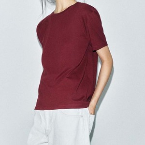เสื้อเชิ้ตแขนสั้นสำหรับผู้หญิง OEM เสื้อเชิ้ตคอกลมผ้าฝ้ายทรงหลวมใส่สบายสำหรับ2025 - Product Image 3