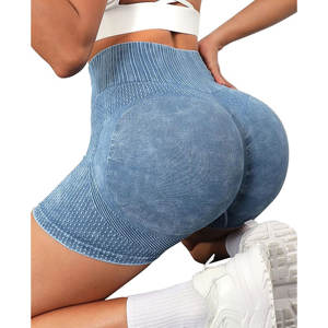 Pantalones cortos sin costuras de secado rápido para mujer, leggings sexis de yoga y gimnasio, novedad de verano - Product Image 5