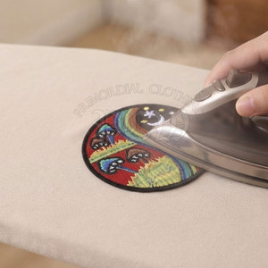 Trendy Custom Embroidery <b>Patch</b> High Quality Lightweight Eco-Friendly <b>Sew</b>-<b>On</b> Embroidered Fabric <b>Patch</b> for Jackets Clothing Bags - Product Image 6
