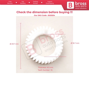 BGE634 Side <b>Mirror</b> Repair Gear for Sorento MK1 BL 2002-2006 35 Teeth - Product Image 5