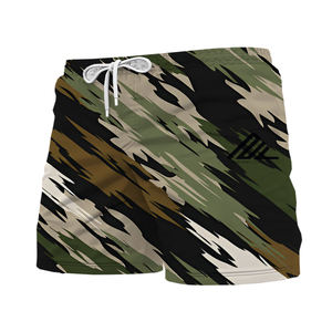 2021 Summer <b>Men's</b> Swimwear Board <b>Shorts</b> 100% Polyester Quick Dry Eco-Friendly Drawstring Closure Beach Surf Swim Trunks - Product Image 6