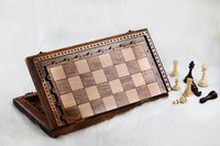 Jeu d'échecs écologique portable en métal magnétique, fait main, haute qualité, design moderne, pour intérieur et extérieur, cadeaux, vente en gros