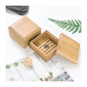 Top Quality Wooden <b>Soap</b> Dish Rack Boxes Wooden Stand Tray Box Holders for <b>Soaps</b> Cheap Price - Product Image 1