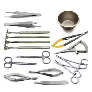 ชุดเครื่องมือผ่าตัดตาสแตนเลสสตีล คุณภาพสูง ใช้ซ้ำได้ สำหรับการผ่าตัดเปลือกตาและจมูก - Product Image 1
