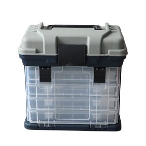 Boîtes de matériel ABS multifonctions de haute qualité 27*17*26CM <span class=keywords><strong>leurres</strong></span> de grande taille <span class=keywords><strong>pour</strong></span> la boîte de rangement de pêche de ruisseau de rivière de lac - Product Image 6