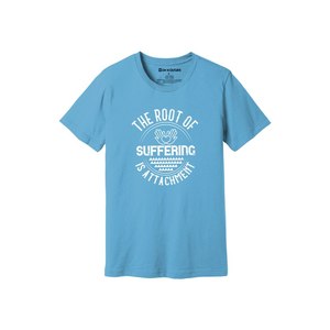 Camiseta informal de algodón 100% con impresión de temas de Buda en 3D, 12 opciones de color, 160-180, colocación de diseño personalizable GSM pesado - Product Image 2