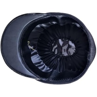 Gorra Militar Francesa Tradicional a Rayas, Estilo Kepi, para Uniformes, Desfiles y Fiestas, con Bordado y Trenzado Dorado