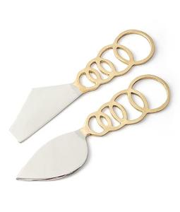Esparcidor de queso de acero inoxidable de primera calidad al por mayor, juego de cuchillos para mantequilla, anillos, mango de diseño, uso en la cocina, rebanador de frutas, precio barato - Product Image 4
