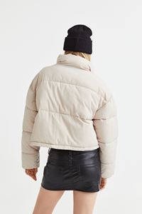 Chaqueta Acolchada con Capucha para Mujer, Diseño Bordado, Impermeable, Resistente al Viento, Relleno de Algodón, Oferta - Product Image 5