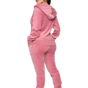 Survêtements coupe-vent zippés respirants avec logo personnalisé pour femmes, fabricant de premier plan, style unique, coupe parfaite pour la saison d'hiver, OEM - Product Image 2