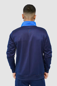 Conjunto Deportivo de Dos Piezas para Gimnasio y Running, Diseño con Cierre y Bolsillo, Cuello Alto, 100% Algodón Felpa, al Precio Más Bajo - Product Image 2