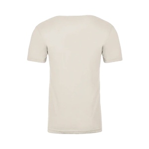 T-shirts unis à col rond pour hommes en gros, personnalisation OEM/ODM, impression sur mesure, t-shirts vierges à logo personnalisé pour hommes - Product Image 2