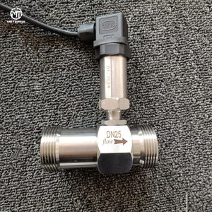 DIN, ANSI, JIS meteran aliran turbin koneksi flens standar dengan catu daya 24VDC untuk pengukuran cairan - Product Image 6