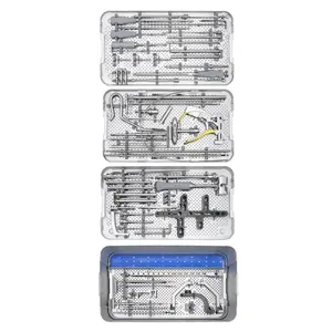Ensemble complet de rétracteurs de hanche Charnley pour incision initiale, instruments chirurgicaux orthopédiques, outils en acier inoxydable, certifiés MOL Astrin - Product Image 1