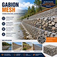Malla de Gaviones de Estructura Resistente con Larga Vida Útil para Proyectos de Ingeniería