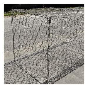 Ventas calientes Masia Hardware Factory PVC Galvanise Gabion Box 2M x 1M x 1M para muros de contención fuertes, protección de ríos y soporte de pendientes - Product Image 4